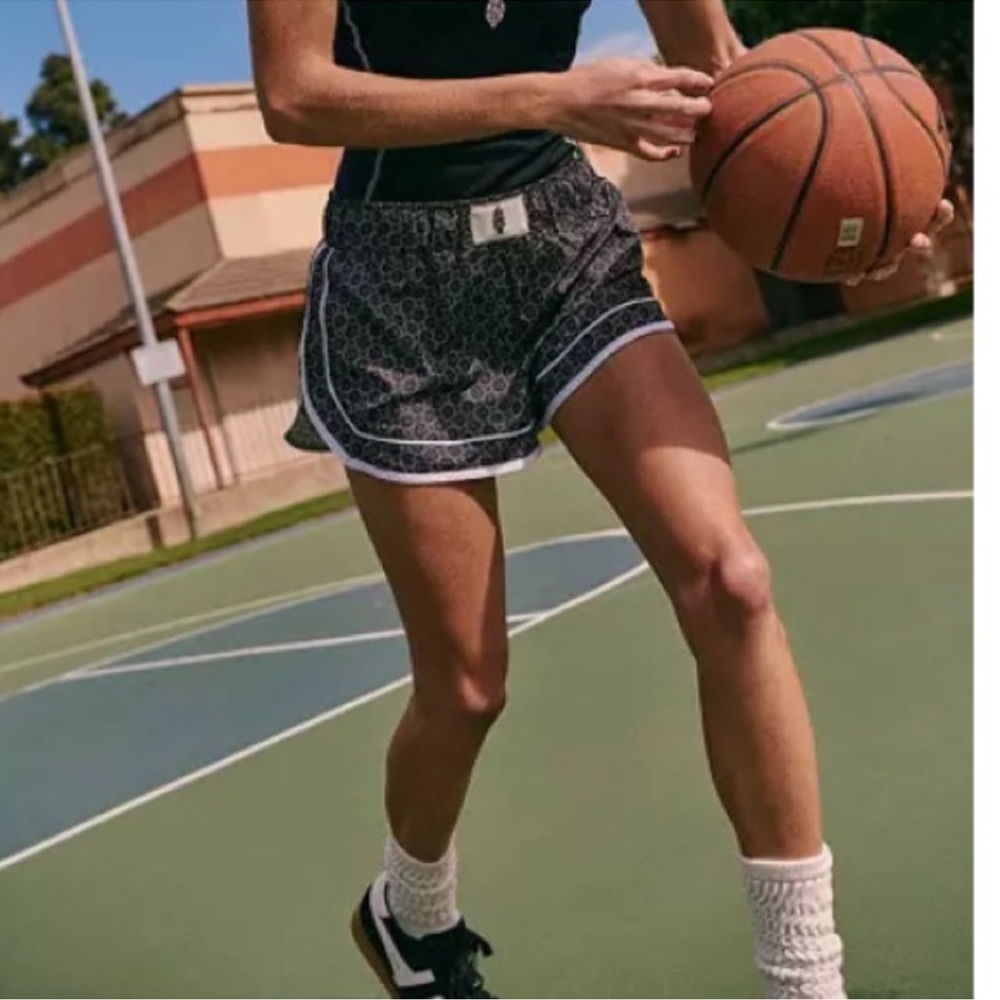 Free People Varsity Blues Shorts - Picture 2 of 9